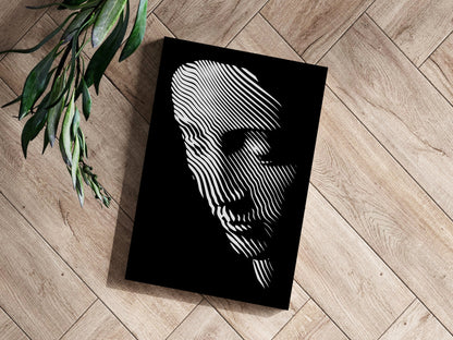 Abstract Statue Metal Wall Art