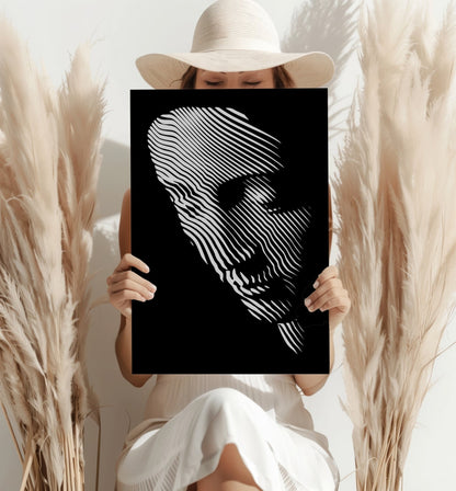 Abstract Statue Metal Wall Art