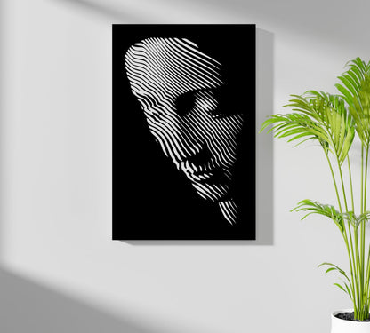 Abstract Statue Metal Wall Art