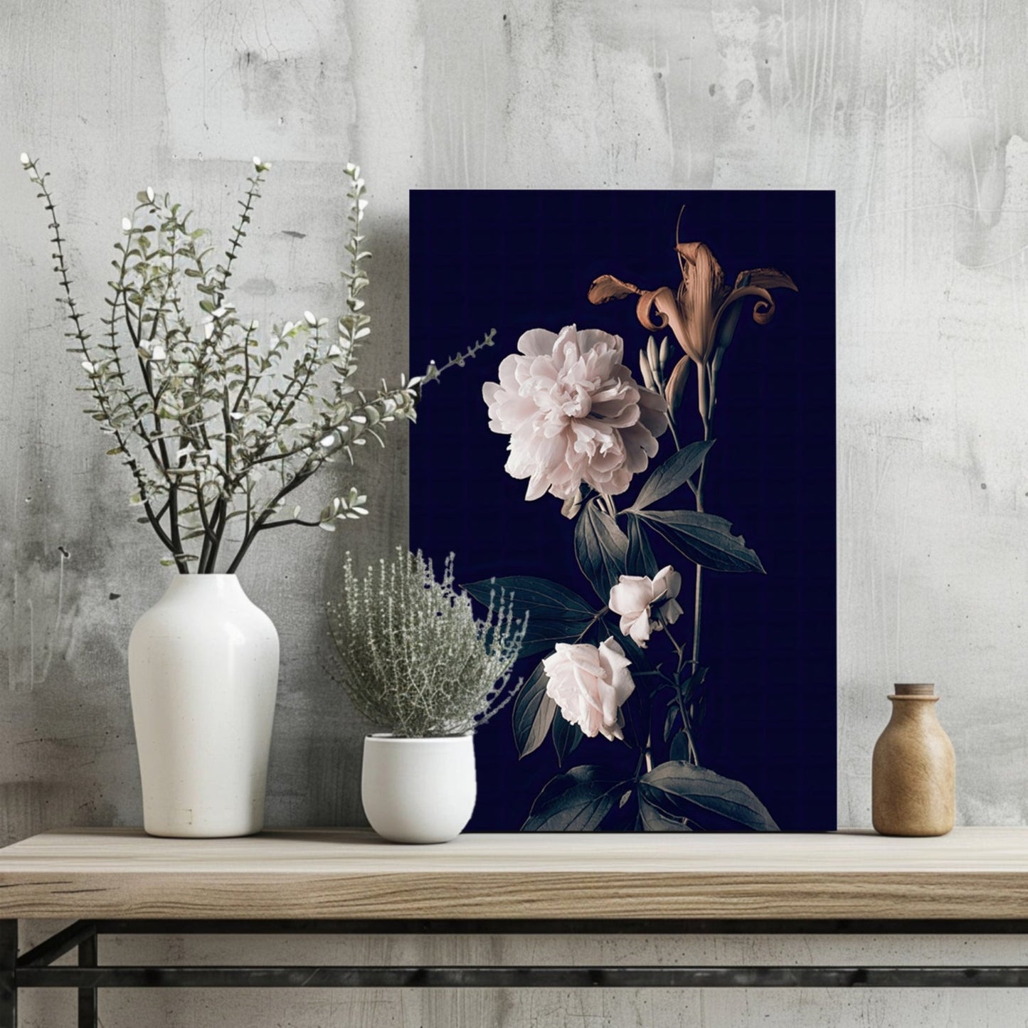 Flowers Metal Wall Art