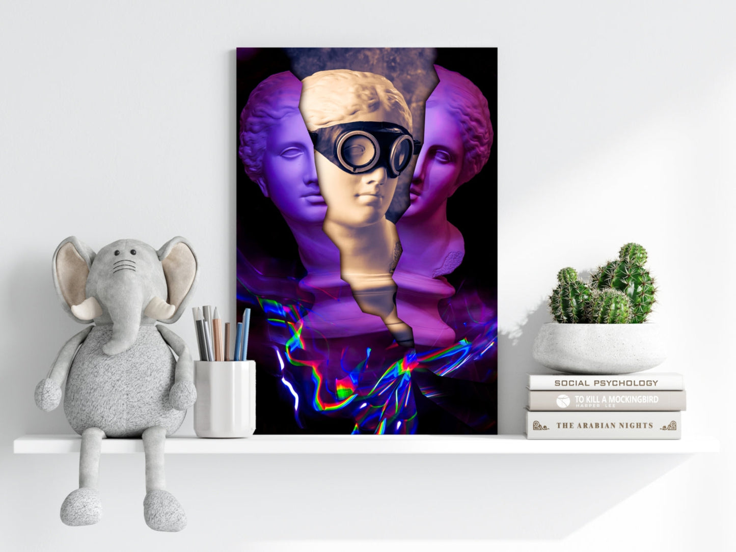 Contemporary Art Statue Metal Wall Art