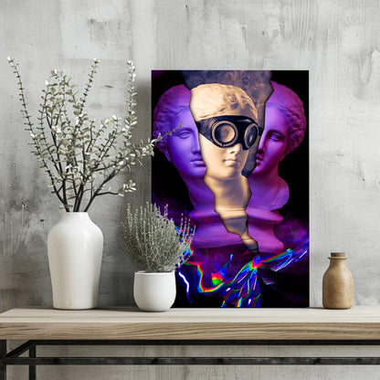 Contemporary Art Statue Metal Wall Art