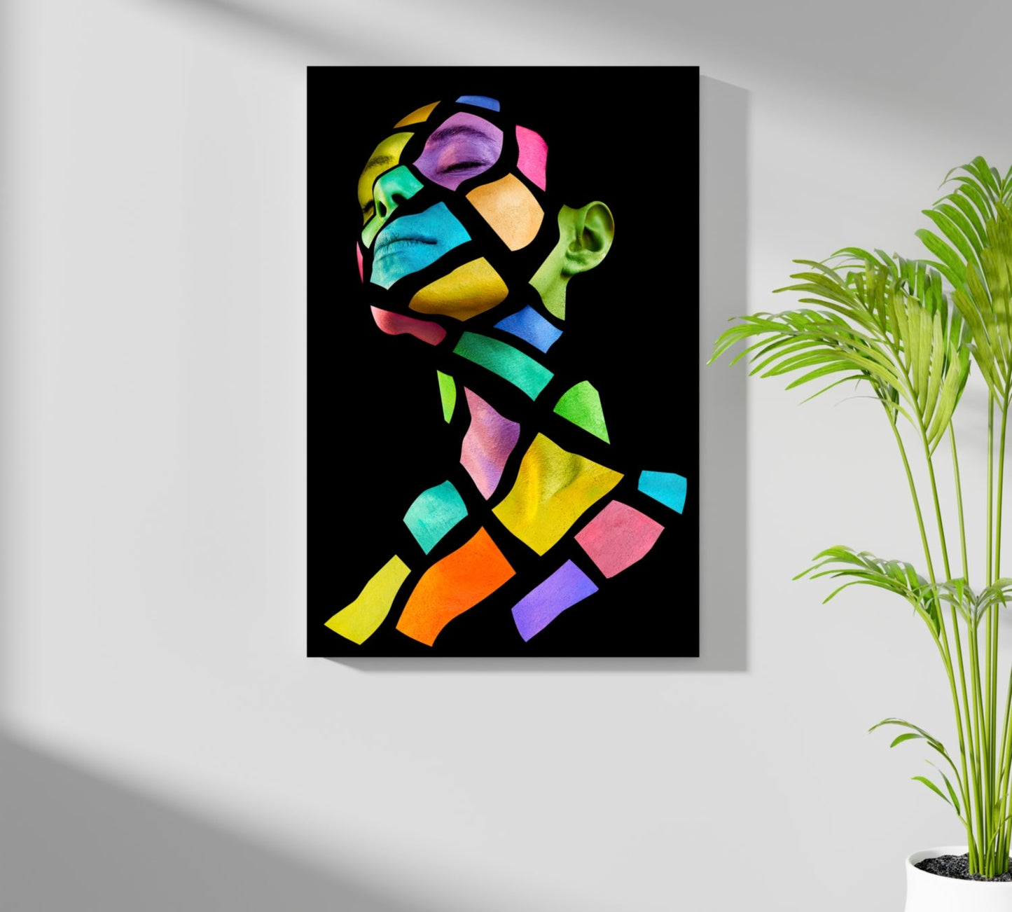 Colorful Woman Metal Wall Art