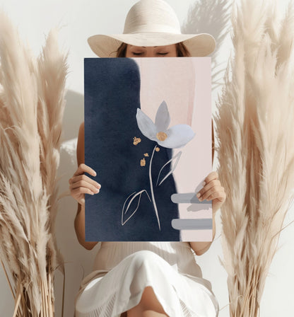 Abstract Flower Metal Wall Art