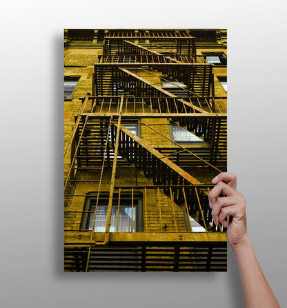 Stairs Terra Metal Wall Art