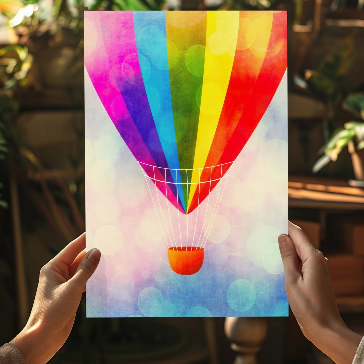 Air Balloon Metal Wall Art