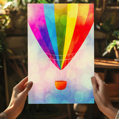 Air Balloon Metal Wall Art