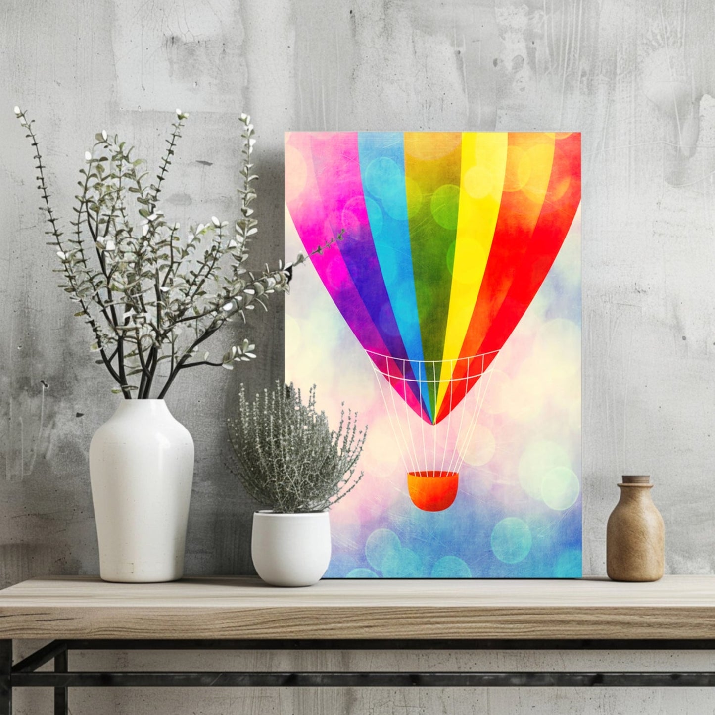 Air Balloon Metal Wall Art