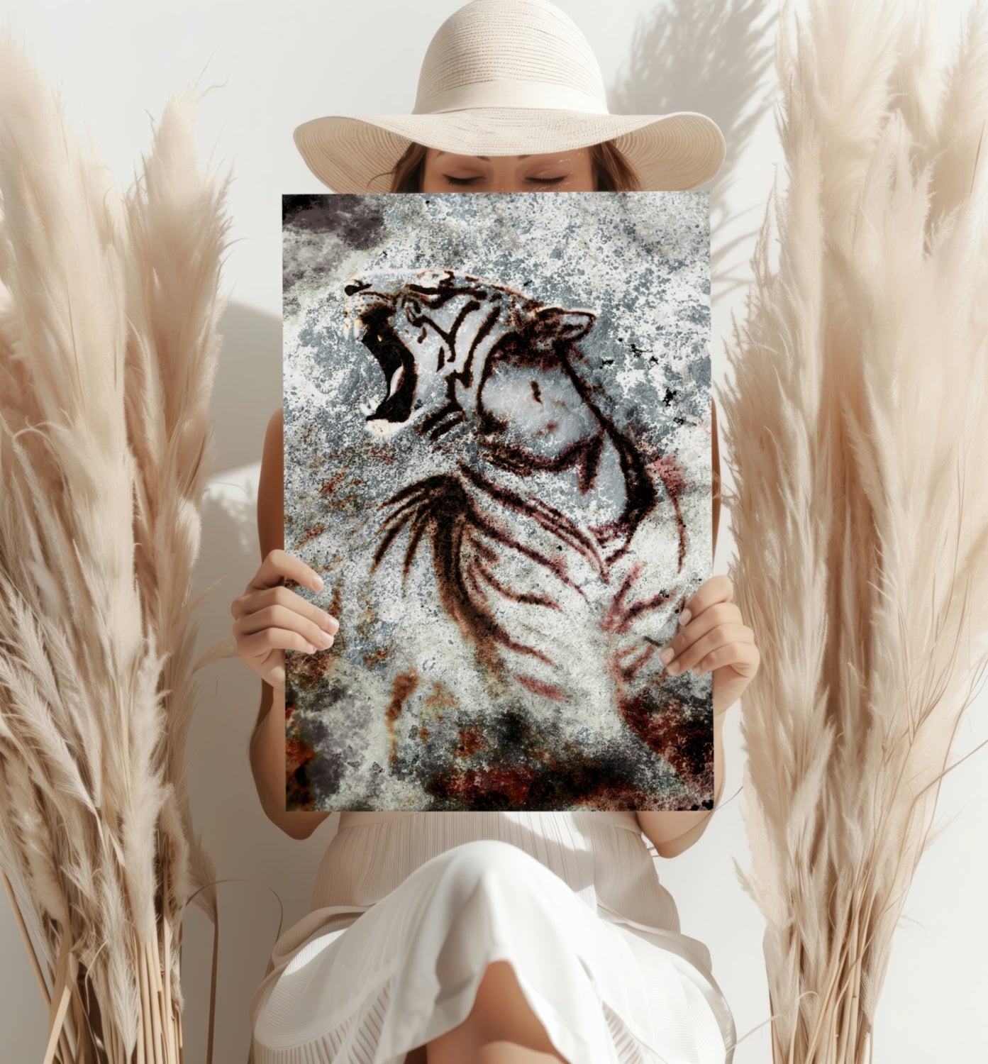 Tiger Metal Wall Art