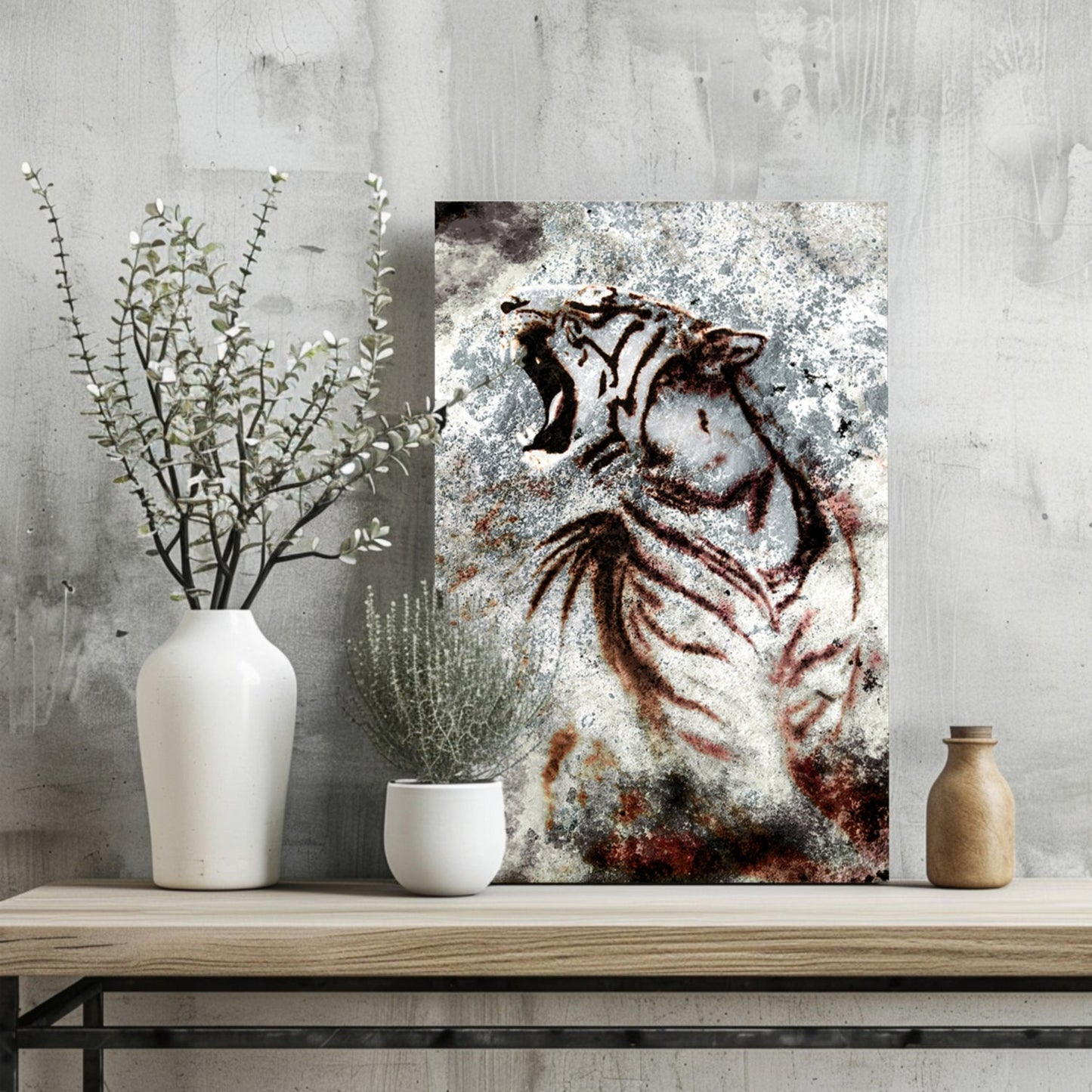 Tiger Metal Wall Art