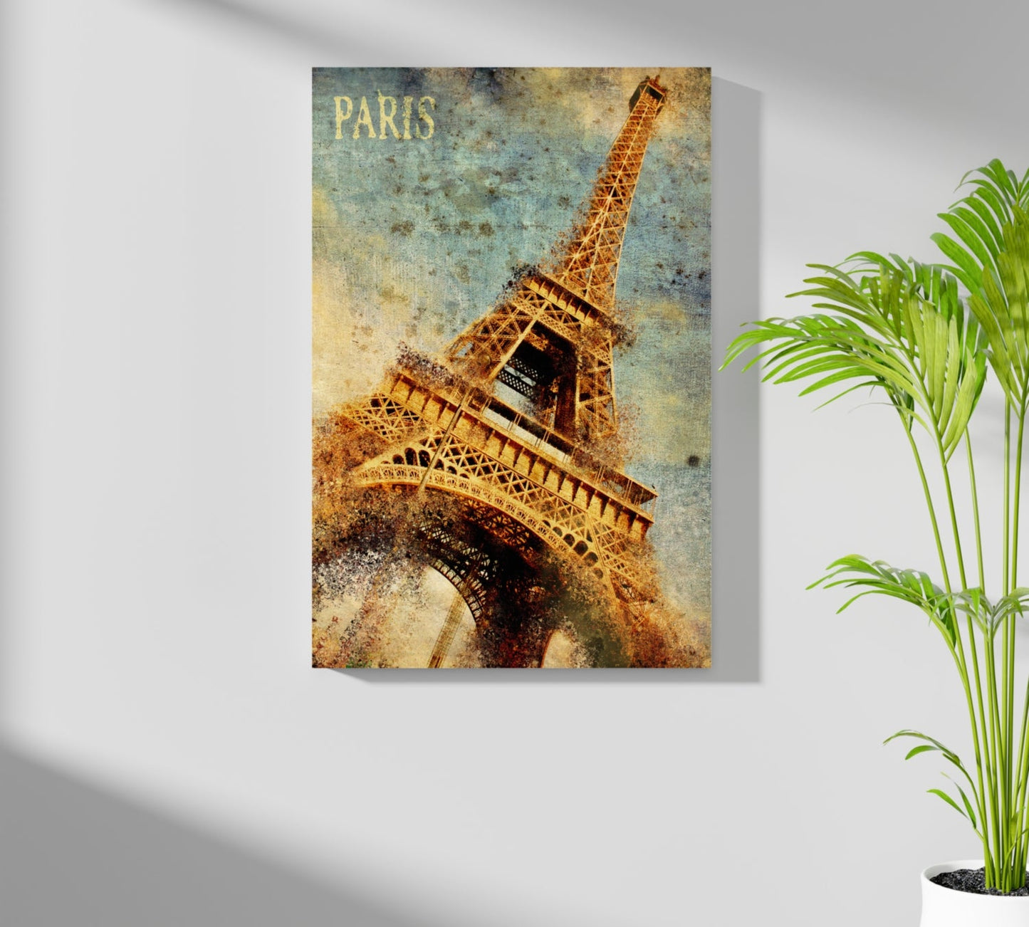 Eiffel Tower Metal Wall Art