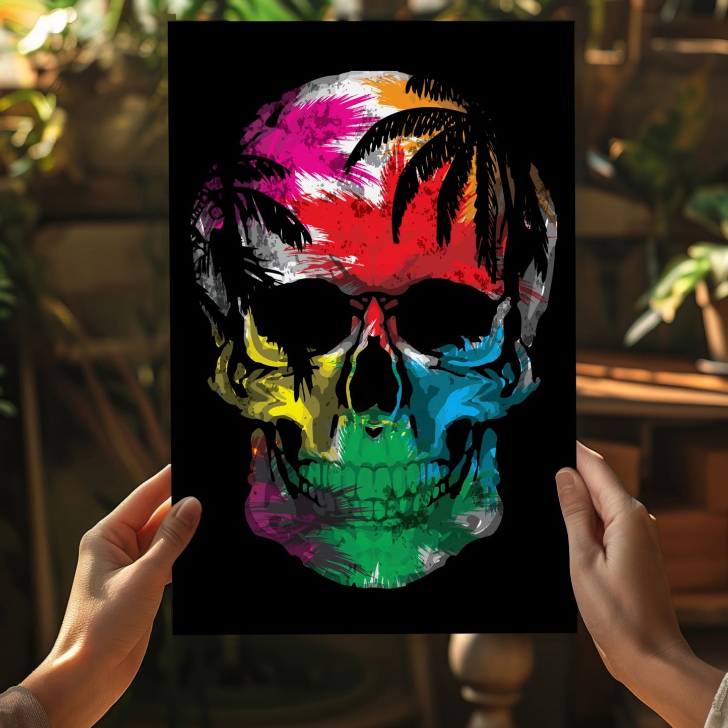 Skull Metal Wall Art
