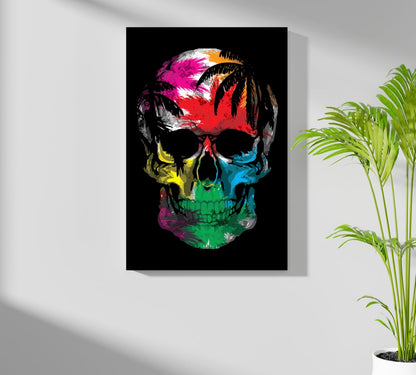 Skull Metal Wall Art