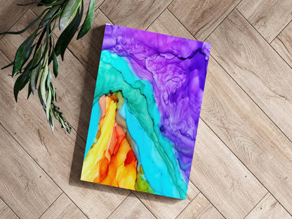 Abstract Transitions Metal Wall Art