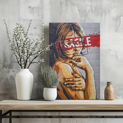Fragile Metal Wall Art