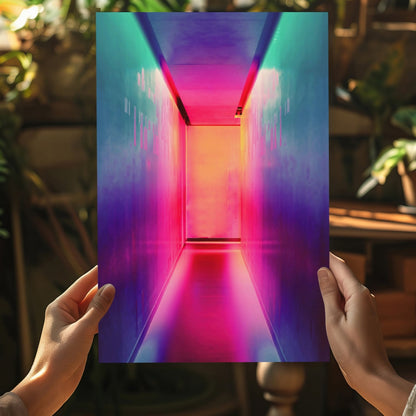 Narrow Corridor Metal Wall Art