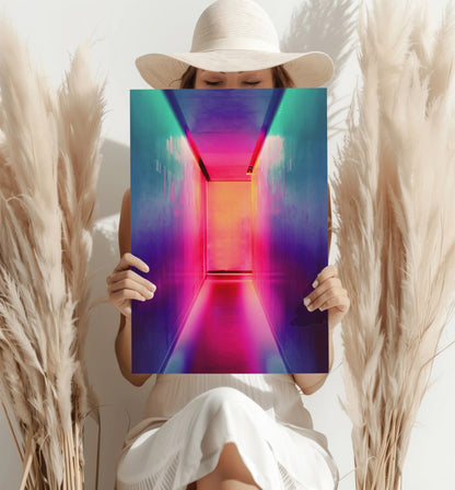 Narrow Corridor Metal Wall Art