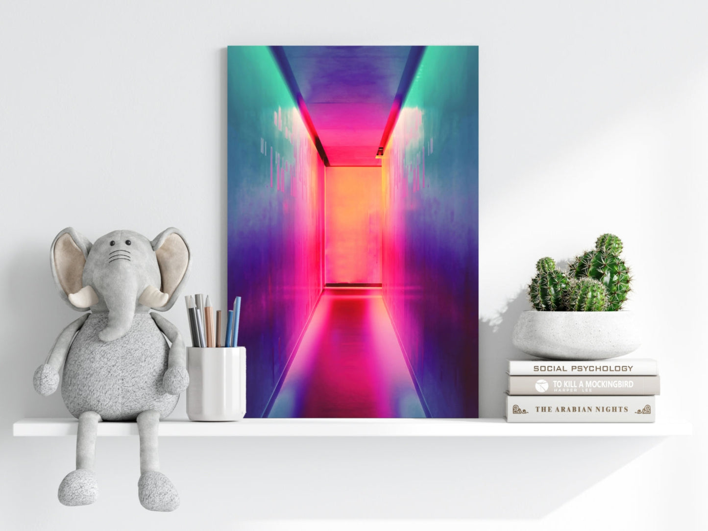 Narrow Corridor Metal Wall Art