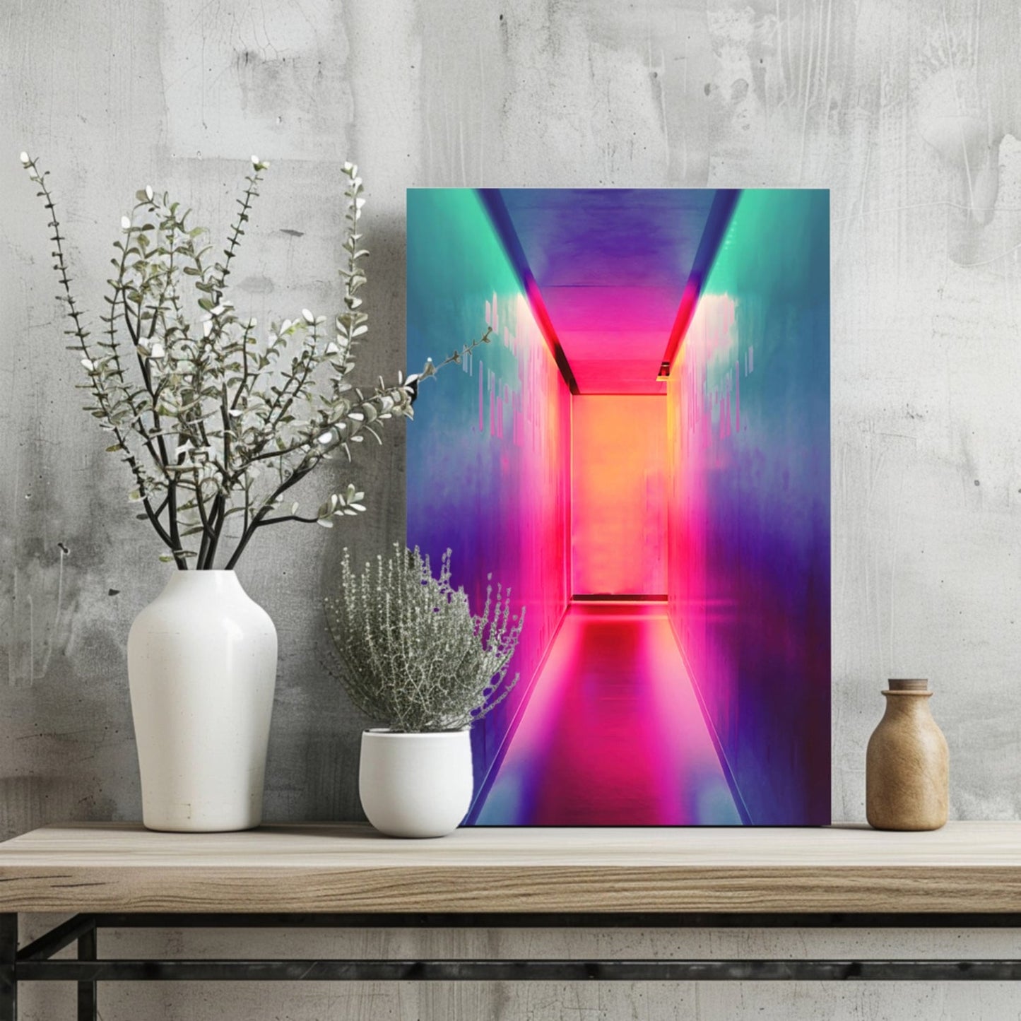 Narrow Corridor Metal Wall Art
