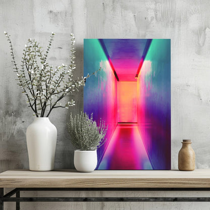 Narrow Corridor Metal Wall Art