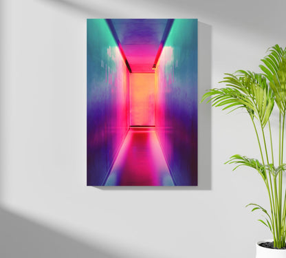 Narrow Corridor Metal Wall Art