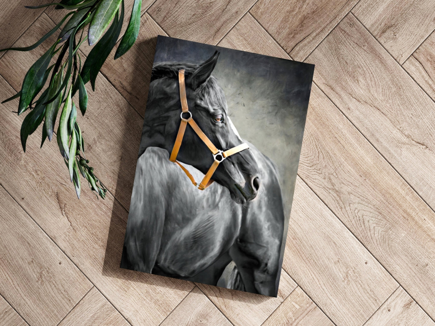 Black Horse Metal Wall Art