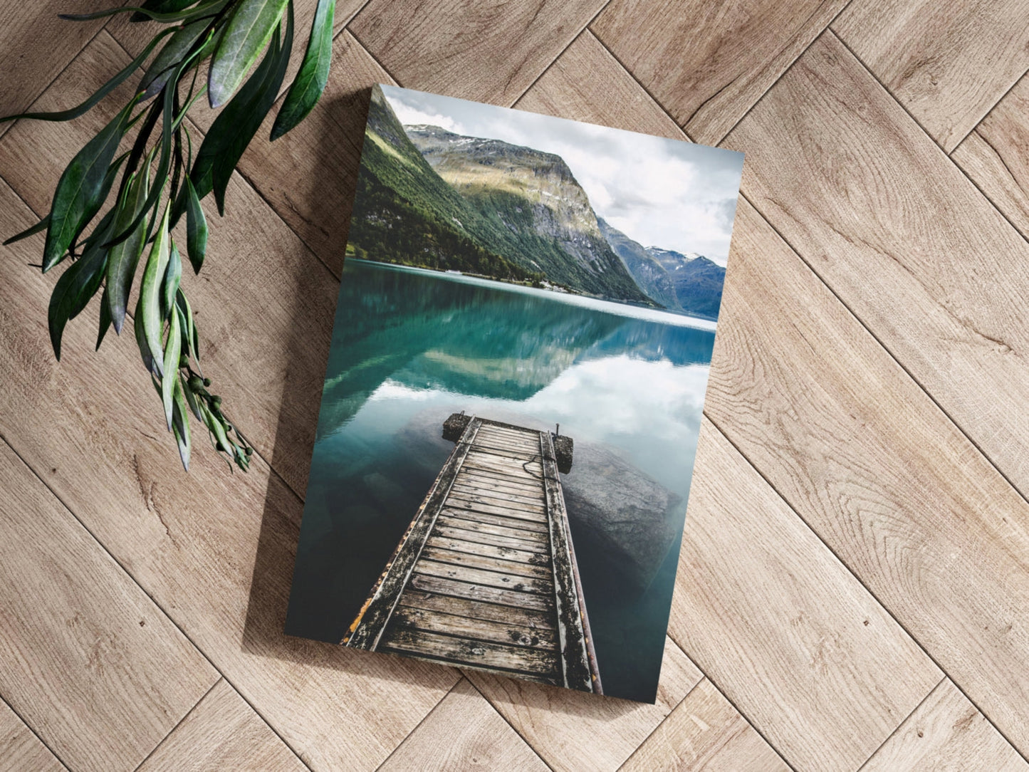 Glacier Lake Metal Wall Art