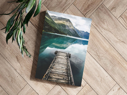 Glacier Lake Metal Wall Art