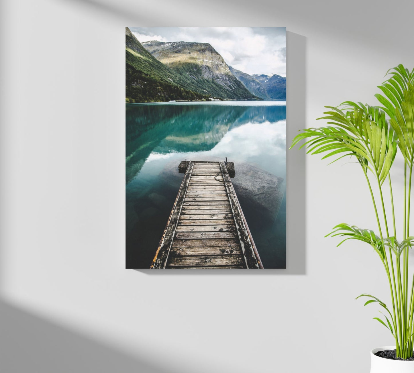 Glacier Lake Metal Wall Art