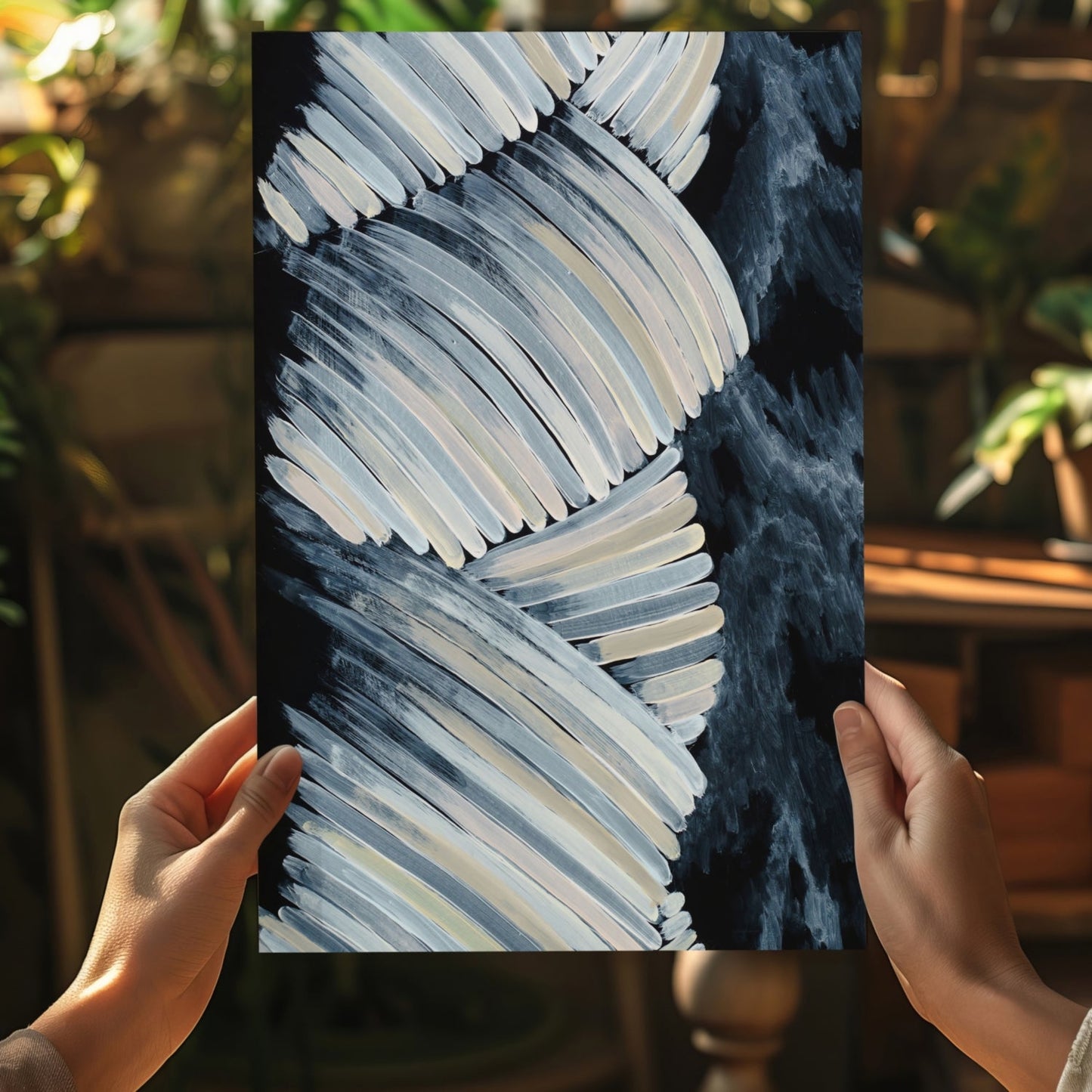 Abstract Drawing Aluminum Wall Art