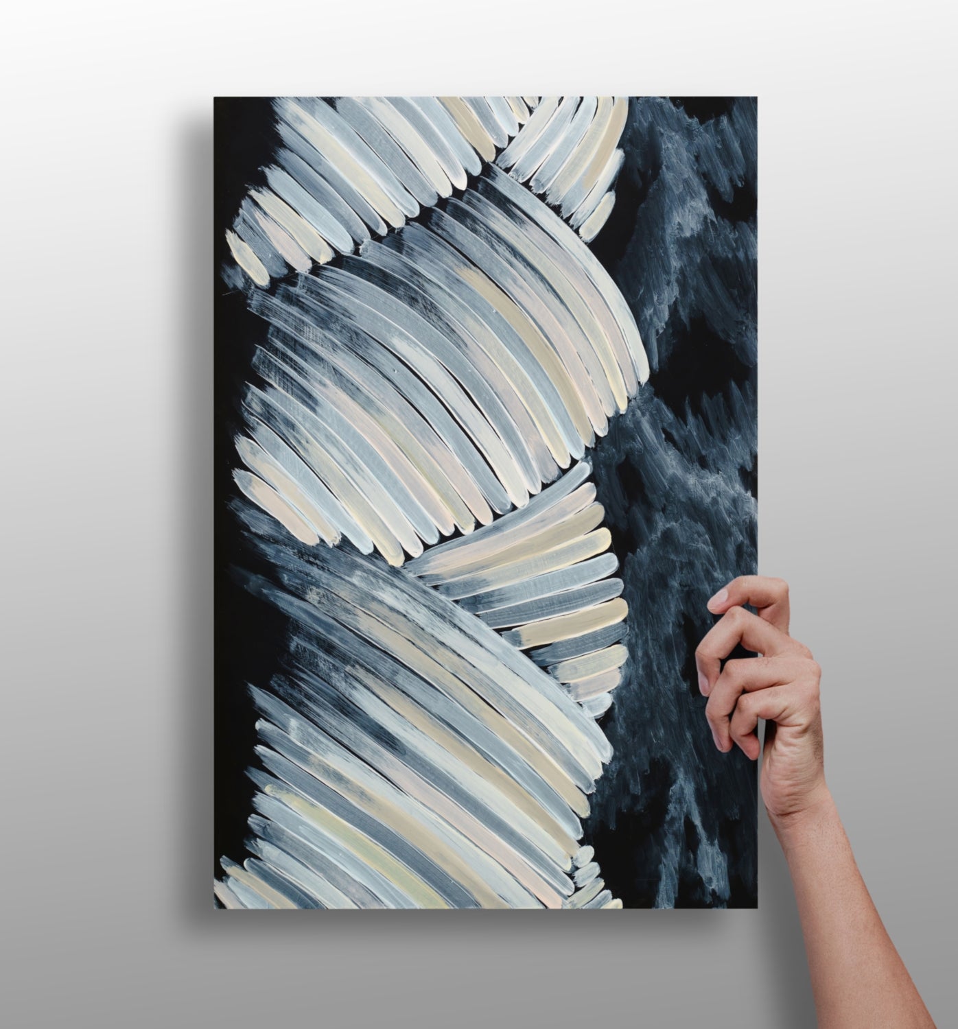 Abstract Drawing Aluminum Wall Art