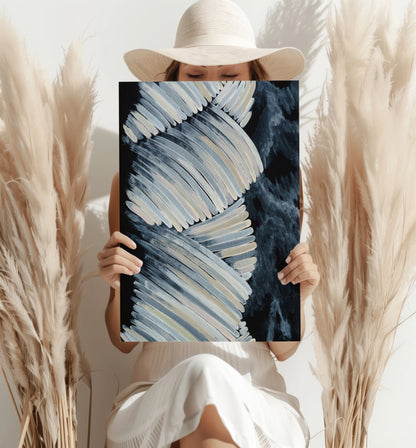 Abstract Drawing Aluminum Wall Art
