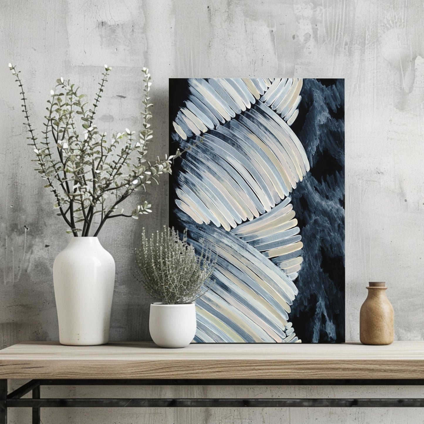 Abstract Drawing Aluminum Wall Art