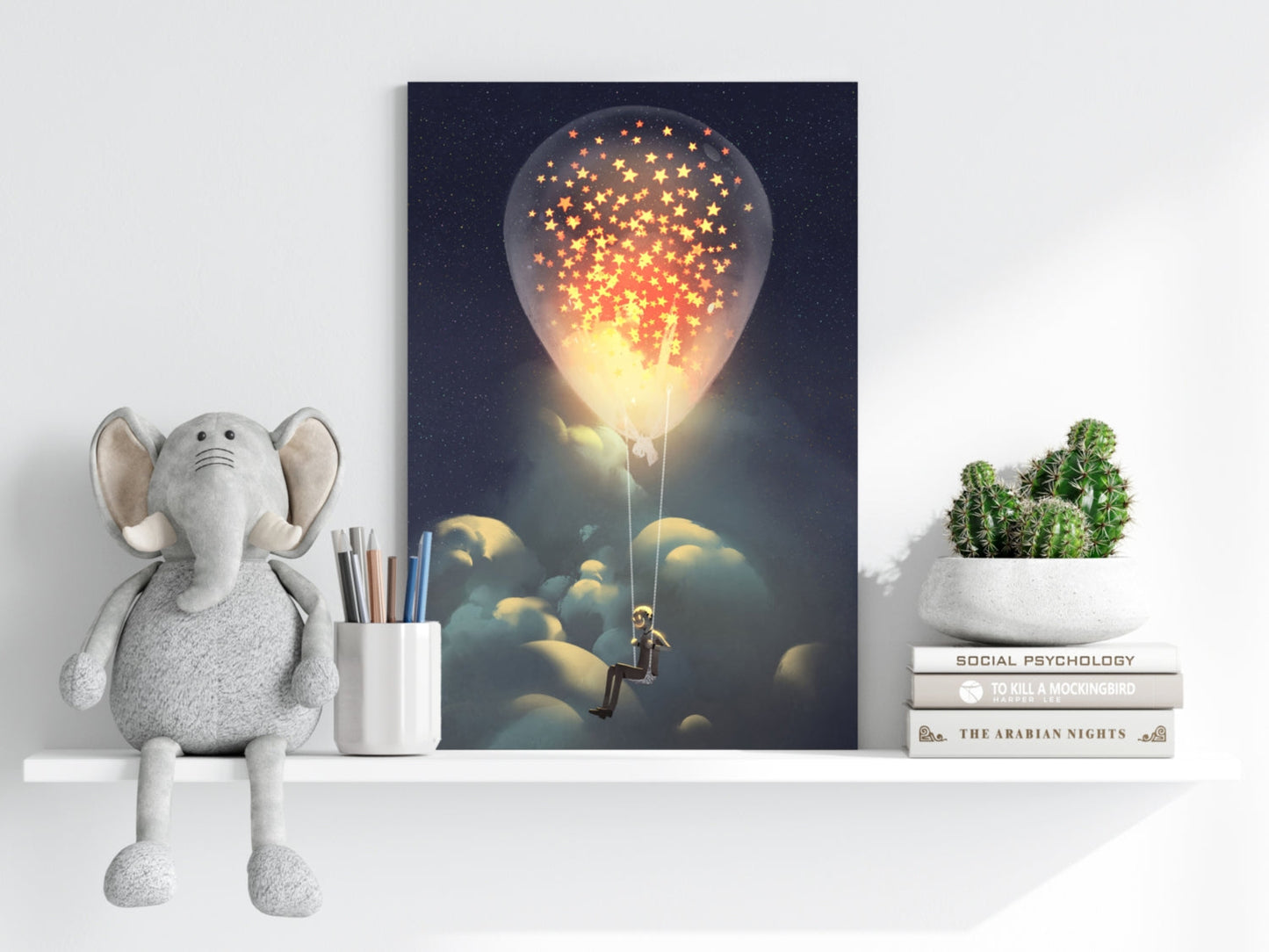 Dream Bulb Metal Wall Art