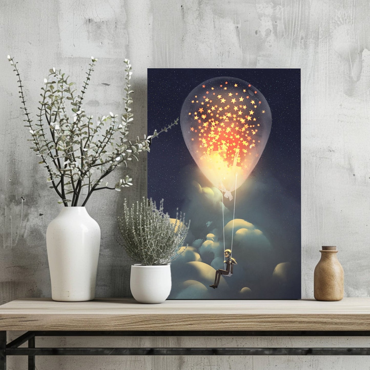 Dream Bulb Metal Wall Art