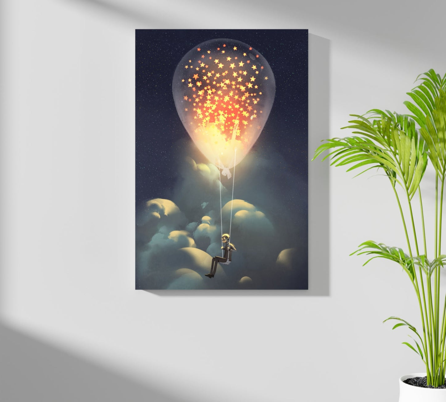 Dream Bulb Metal Wall Art