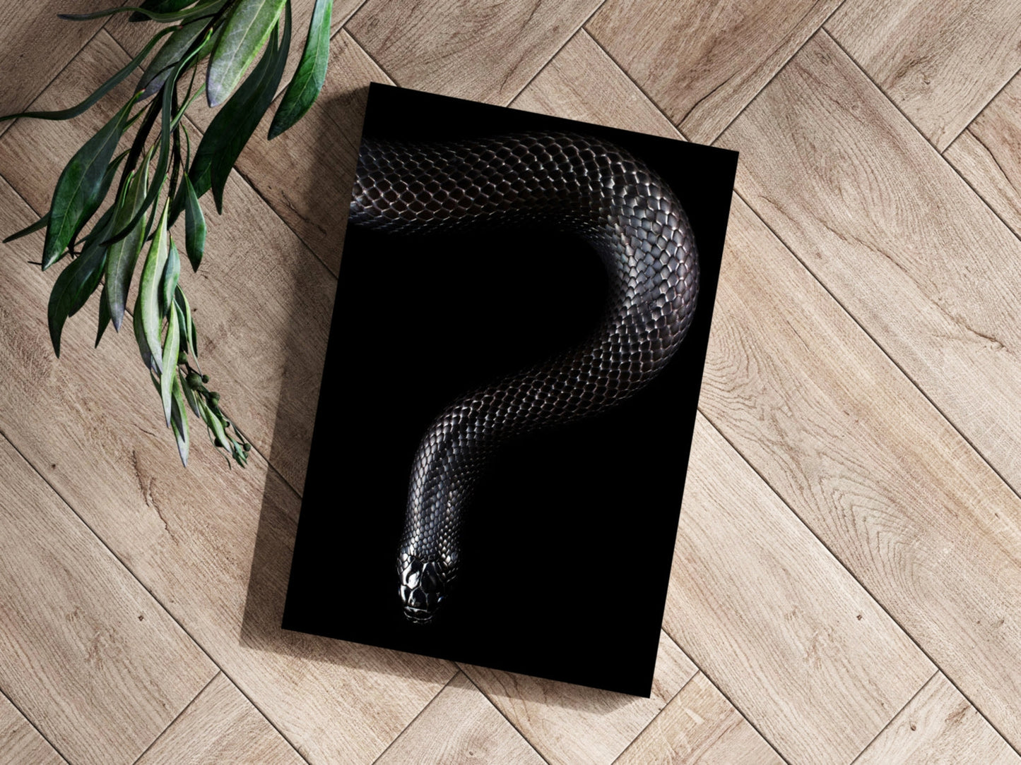 Black Snake Metal Wall Art