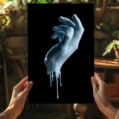 Hand in Paint Metal Wall Art