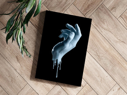 Hand in Paint Metal Wall Art