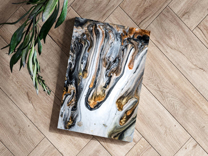 Abstract Marble V20 Metal Wall Art