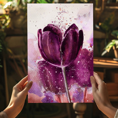 Tulip Metal Wall Art
