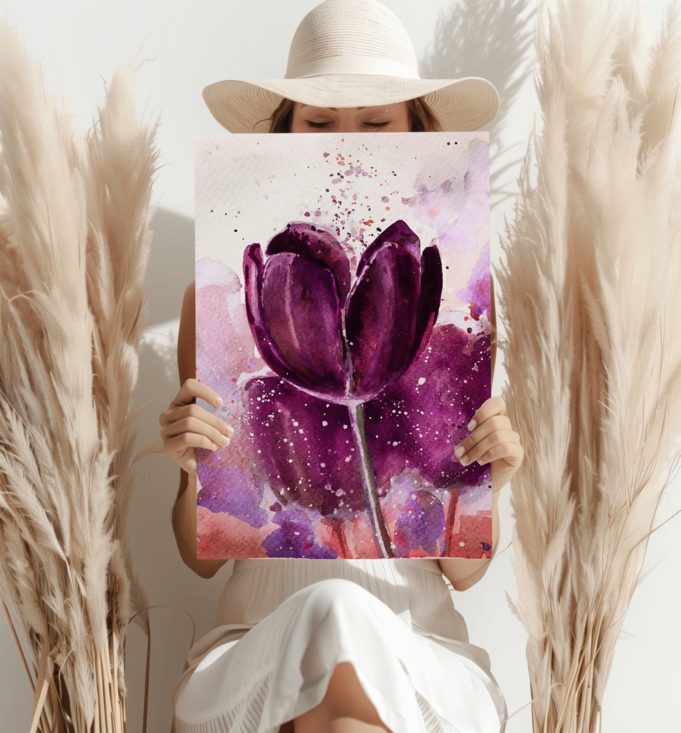 Tulip Metal Wall Art