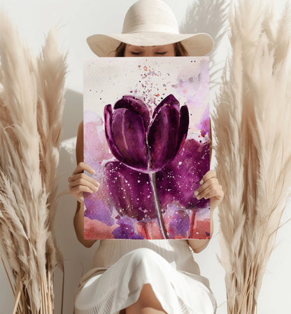 Tulip Metal Wall Art
