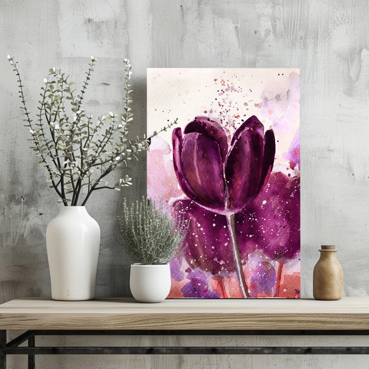 Tulip Metal Wall Art