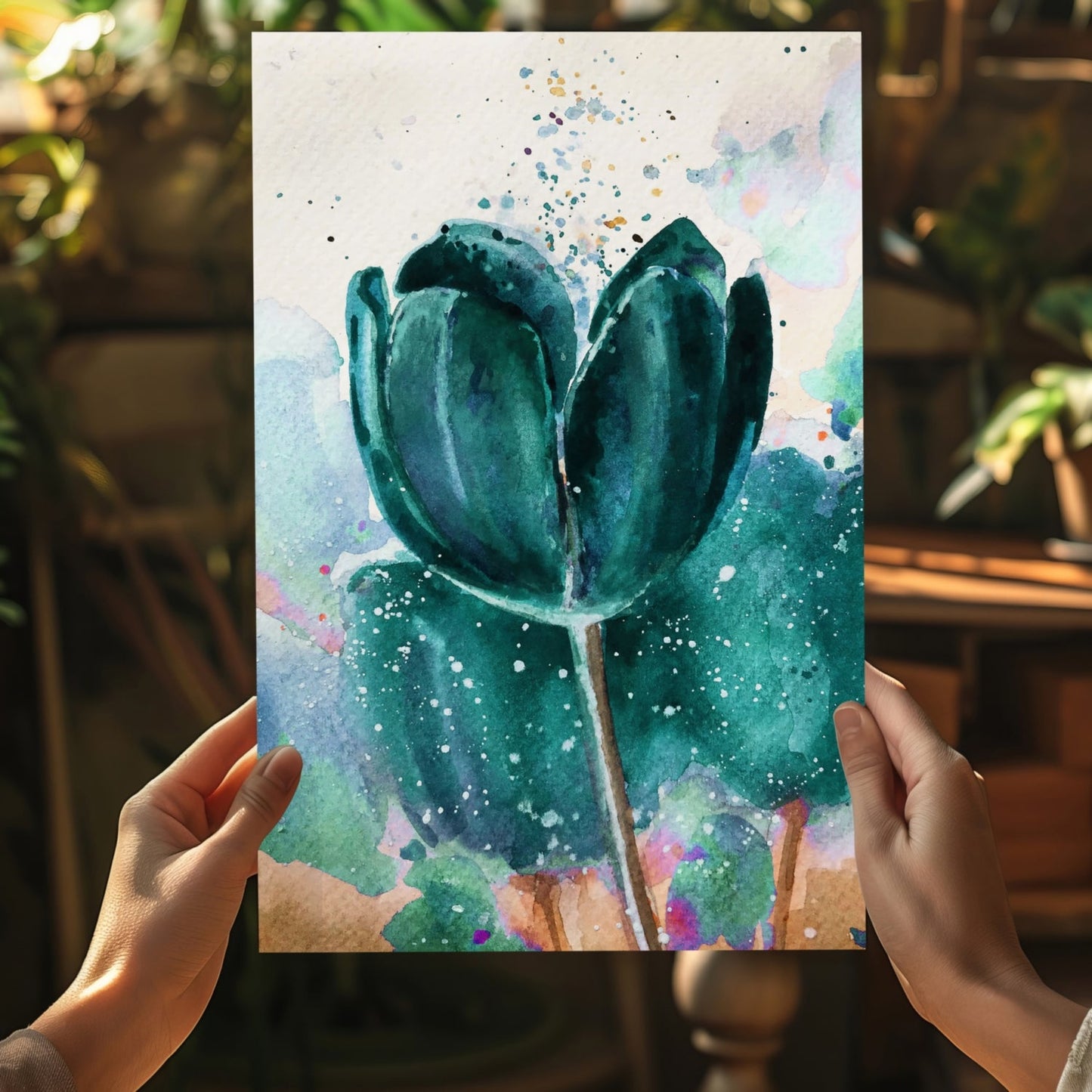 Tulip Metal Wall Art