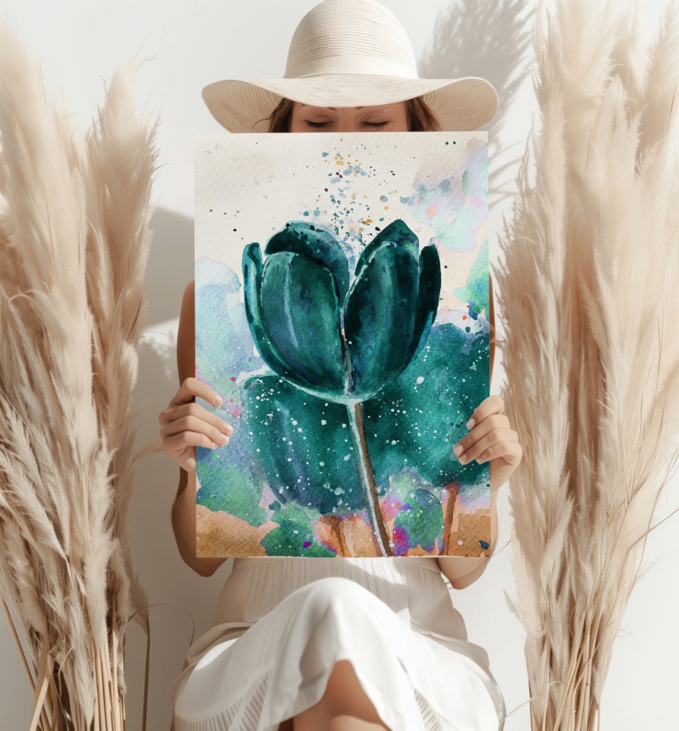 Tulip Metal Wall Art