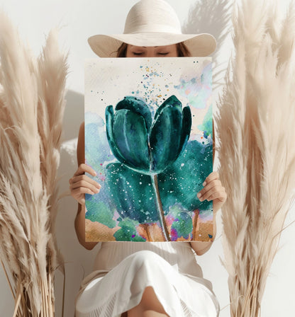 Tulip Metal Wall Art