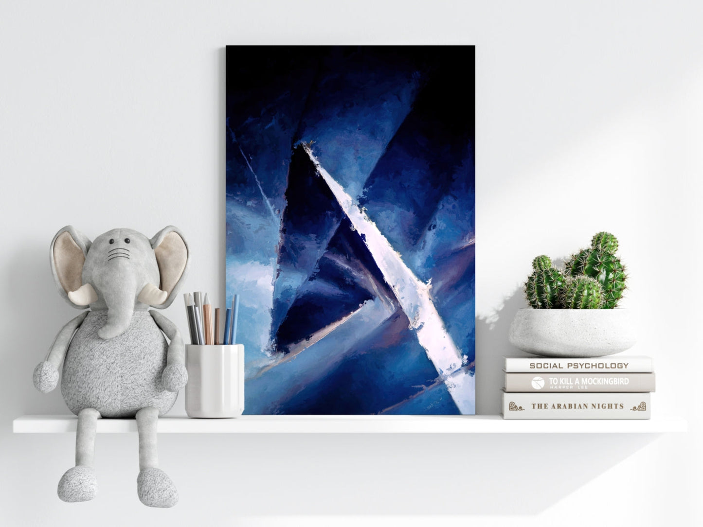 Abstract Geometry Metal Wall Art