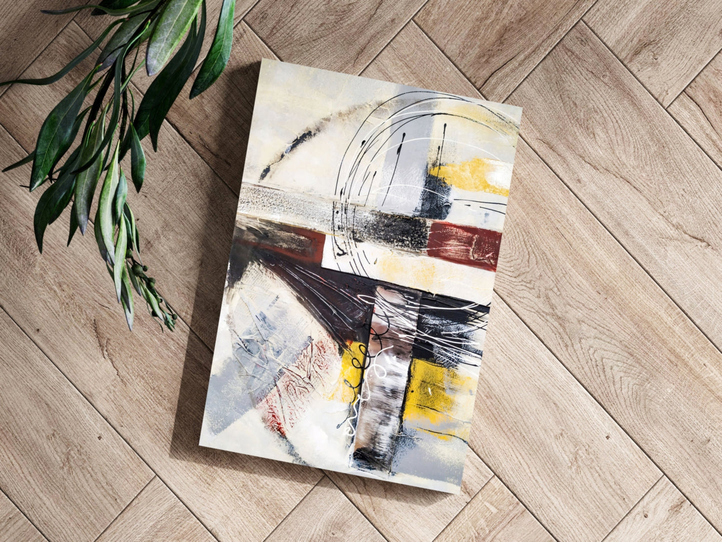 Modern Art Lines V1 Metal Wall Art