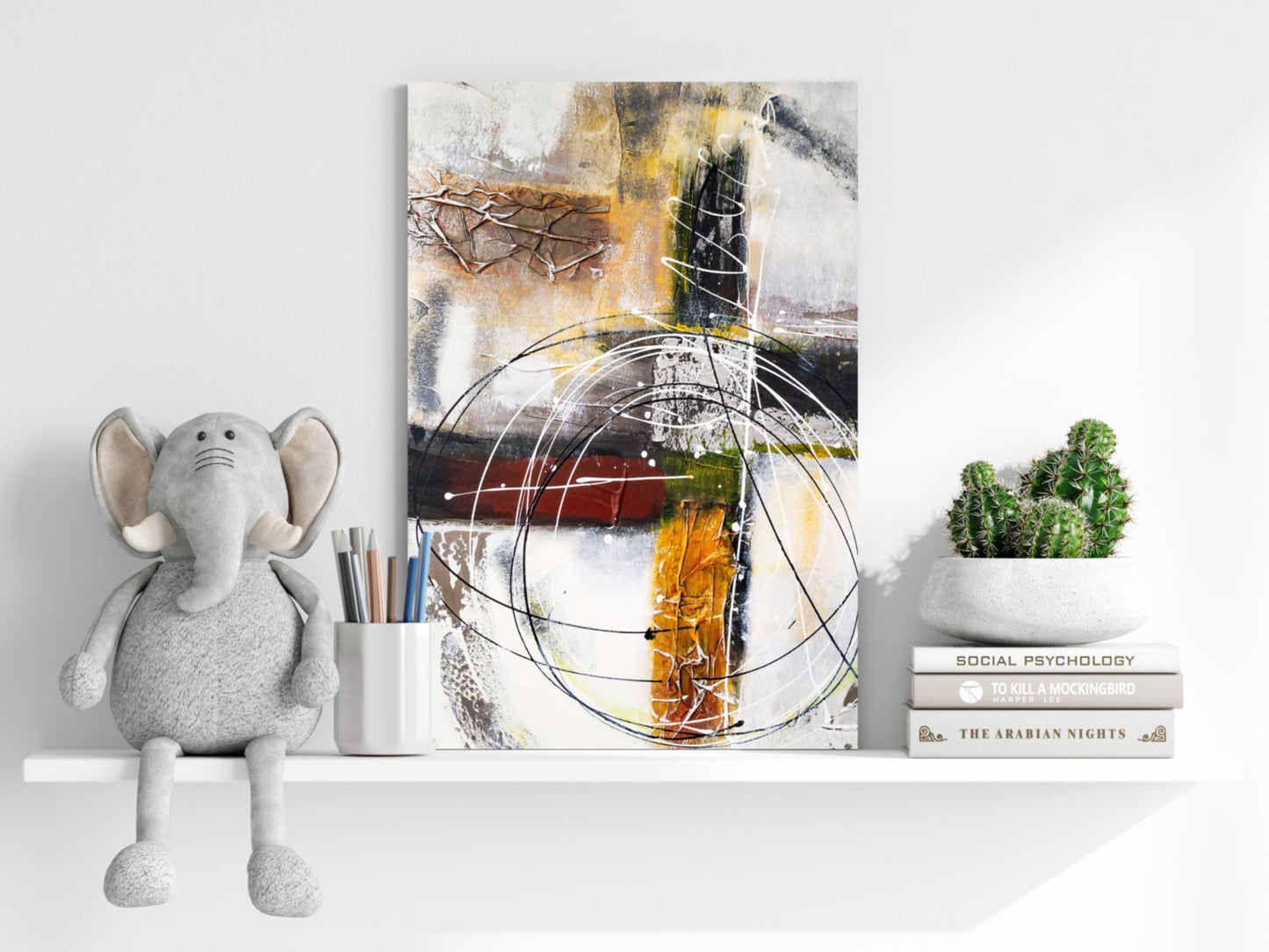 Modern Art Lines V2 Metal Wall Art